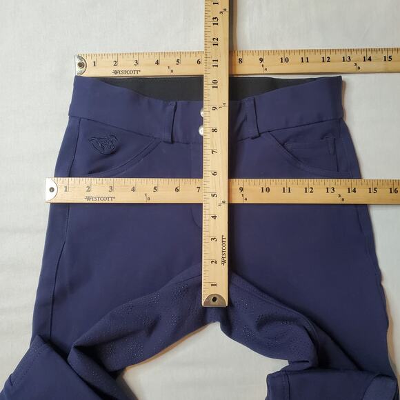 Smartpak Piper Womens Size 26R Cropped Riding Breeches Navy Blue - Picture 8 of 9